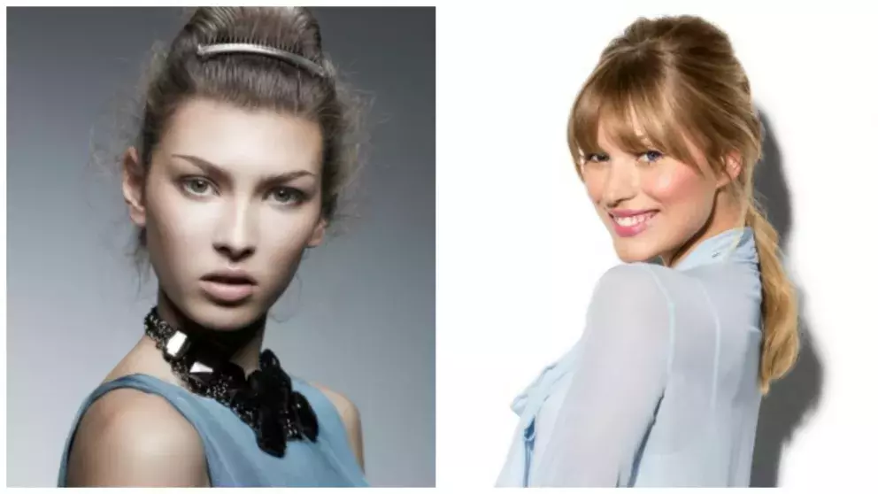 žena s culíkem a drdolem