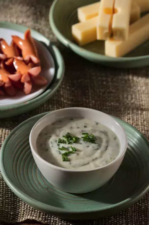 Pažitkovo-křenový dresink