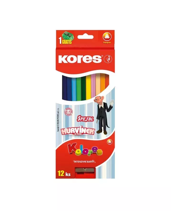 Pastelky Kores Kolores Hurvínek ve filmu 3D