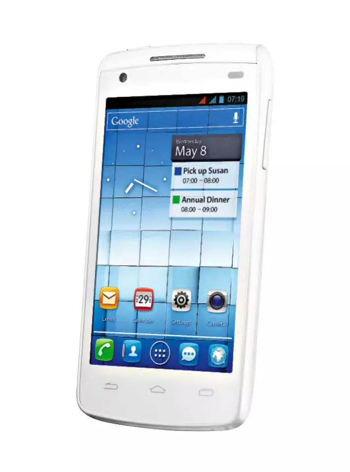 Ultratenký telefon Alcatel One Touch Ultra 992D