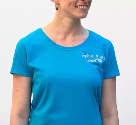 Bavlněné tričko s logem kampaně Věřím v nulu