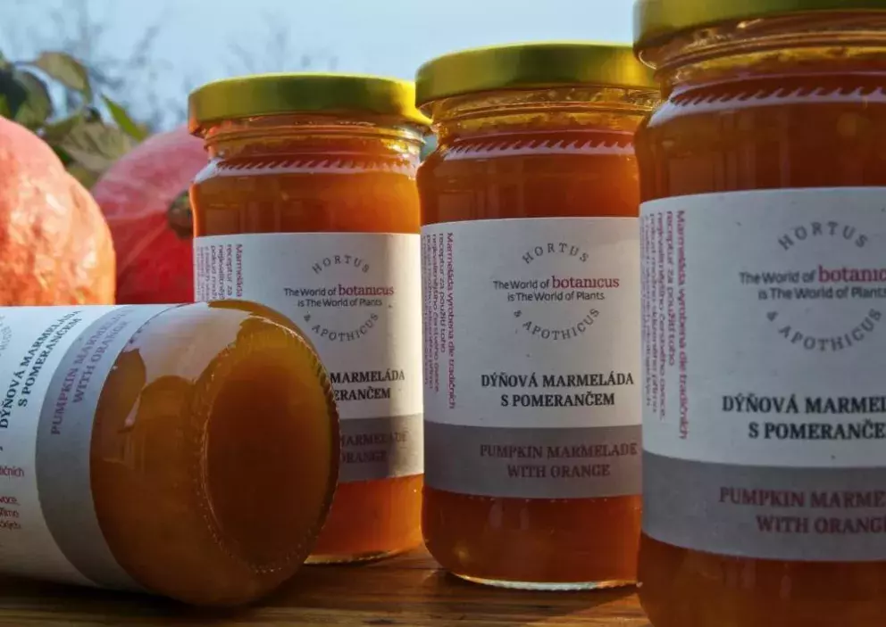 Dýňová marmeláda s pomerančem Botanicus