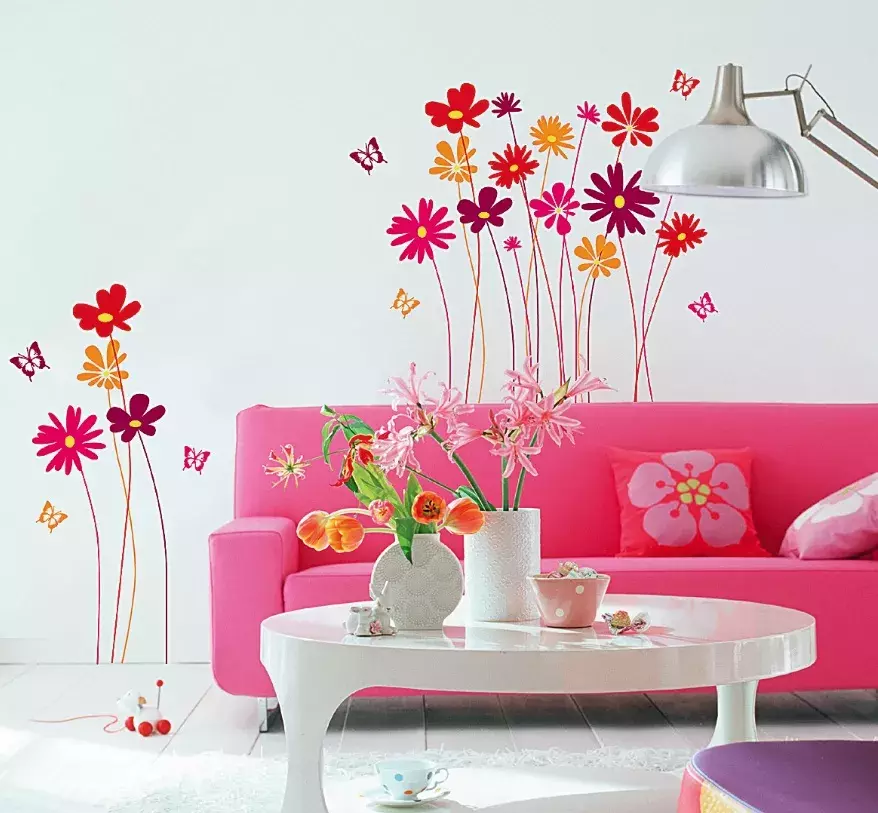 Samolepicí dekorace Polní kvítí