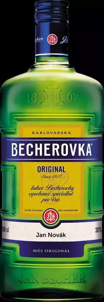 Personalizovaná Becherovka se jménem, prestigeselection.cz 199 Kč