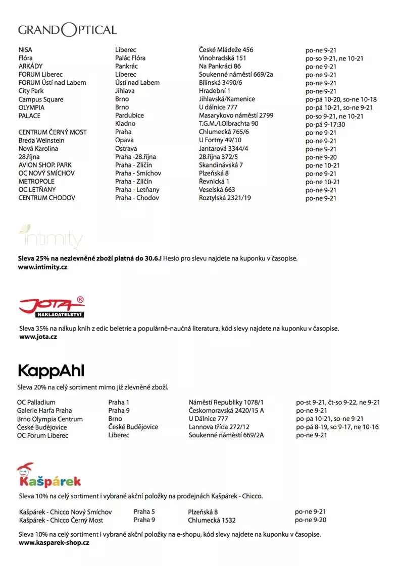 Foto 4 k článku Seznam prodejen na nákupní víkend Světa ženy a Katky