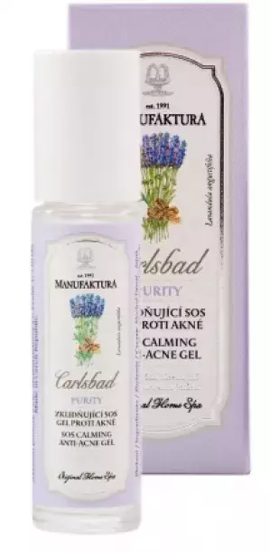Zklidňující SOS gel proti akné s levandulí, Manufaktura, 159 Kč
