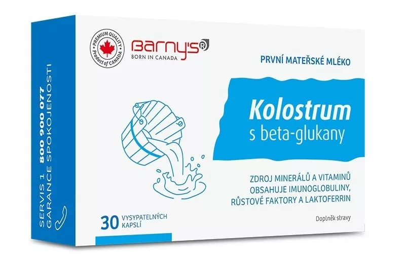 Kolostrum s beta-glukany
