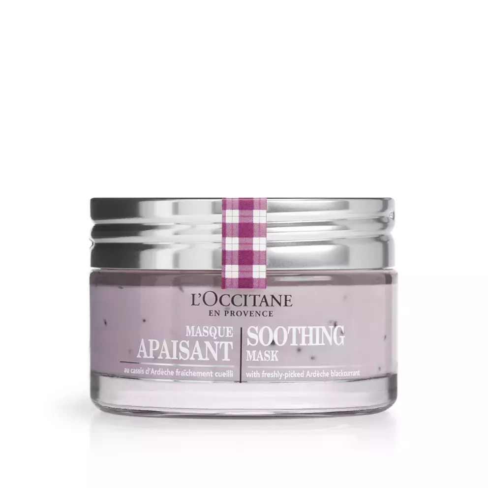 <p><strong>Zklidňující pleťová maska </strong>Soothing Mask je plná čerstvě natrhaný černý rybíz z oblasti Ardèche, které osvěží a zklidní pleť.</p>
