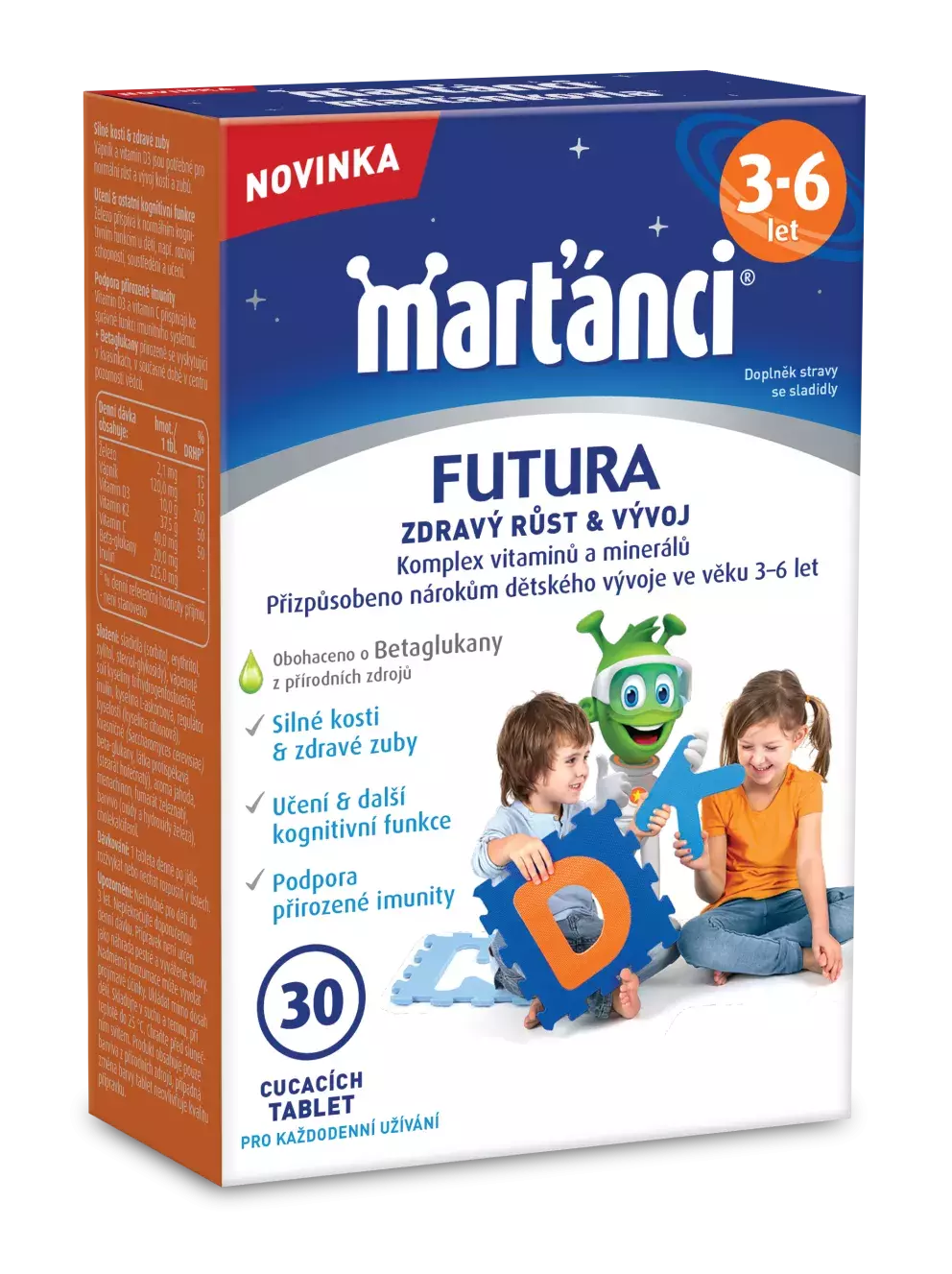 <p>Doplněk stravy Marťánci Futura</p>
