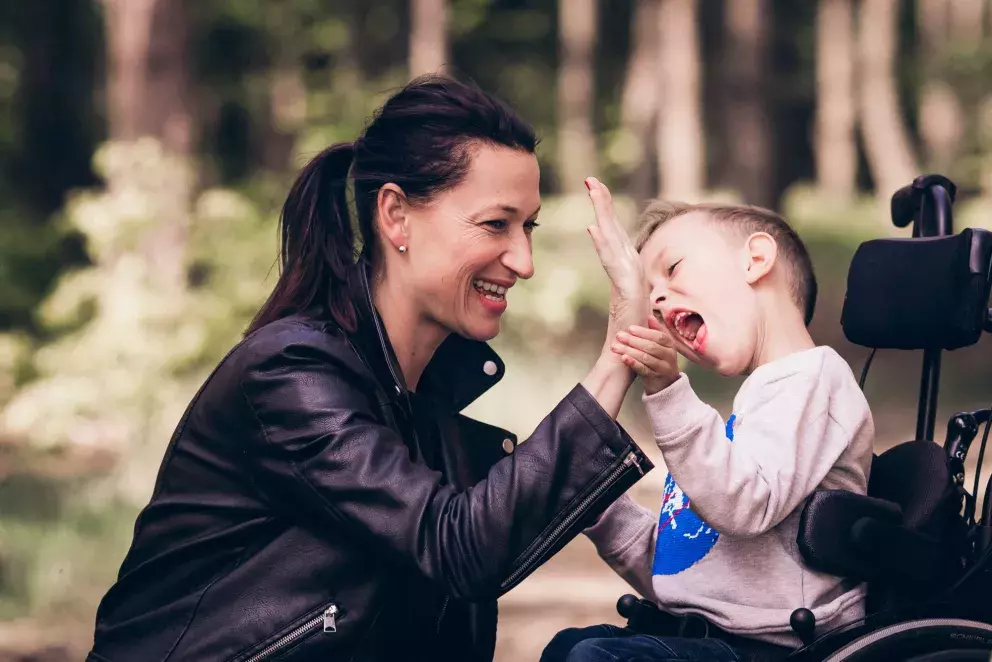 <p>Adámek se umí radovat ze života.</p>
