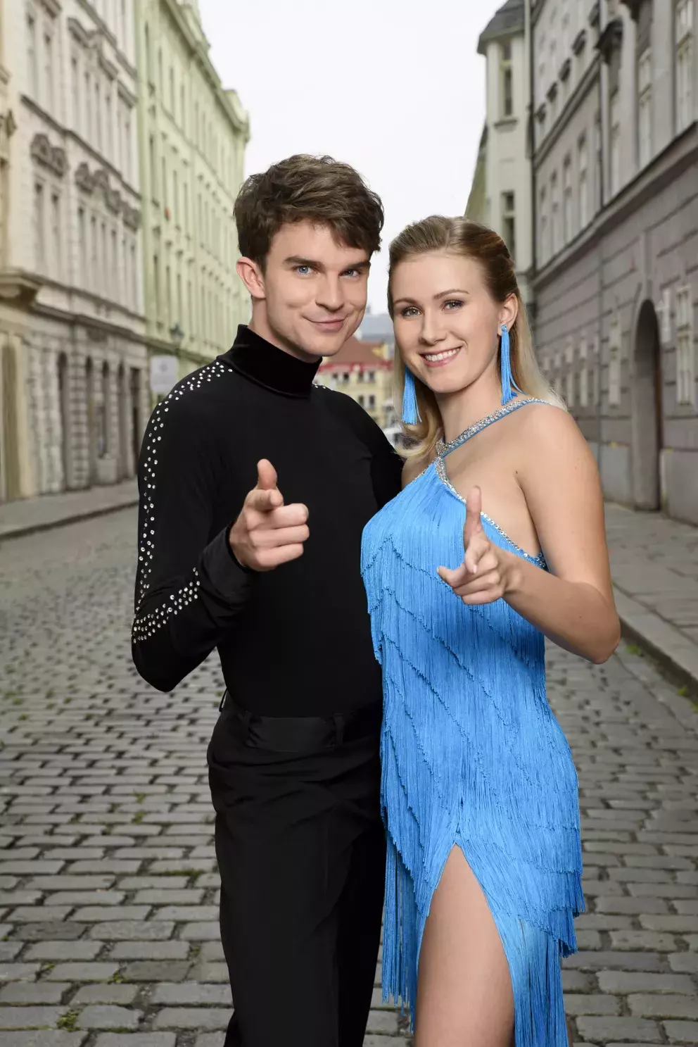 <p>YouTuber Karel „Kovy“ Kovář a tanečnice Veronika Lišková</p>
