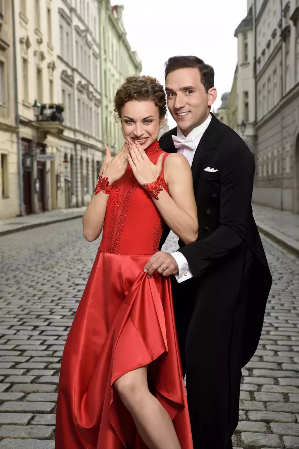 <p>Herec Matouš Ruml a tanečnice Natálie Otáhalová</p>
