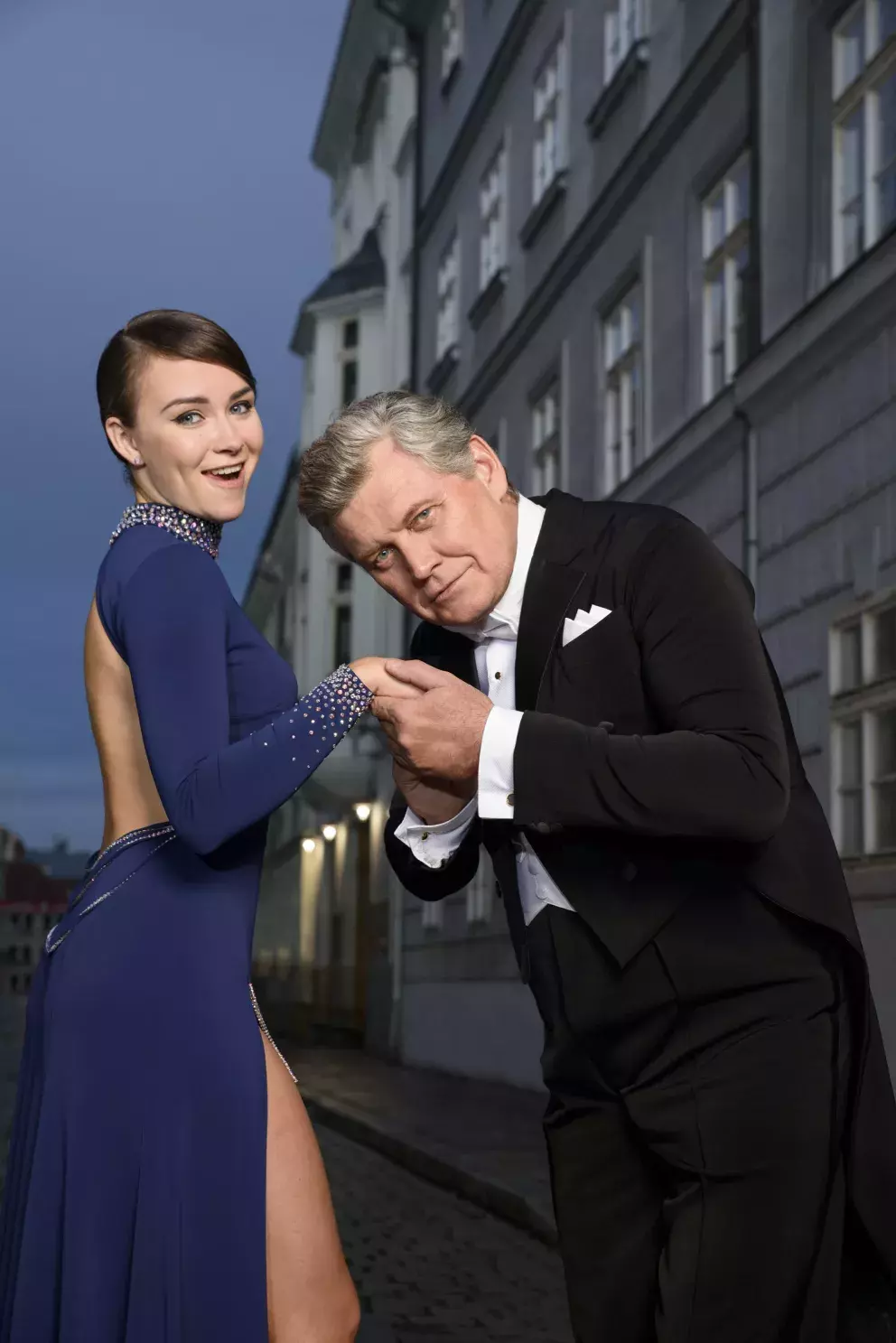 <p>Herec Miroslav Hanuš a tanečnice Adriana Mašková</p>
