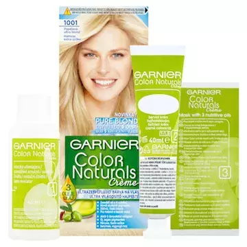 <p><span><span><span>Barva pro</span><span> výrazný</span><span> a </span><span>č</span><span>istý blond odstín bez ne</span><span>ž</span><span>ádoucích odlesk</span><span>ů (Garnier, 99,90 Kč).</span></span></span></p>
