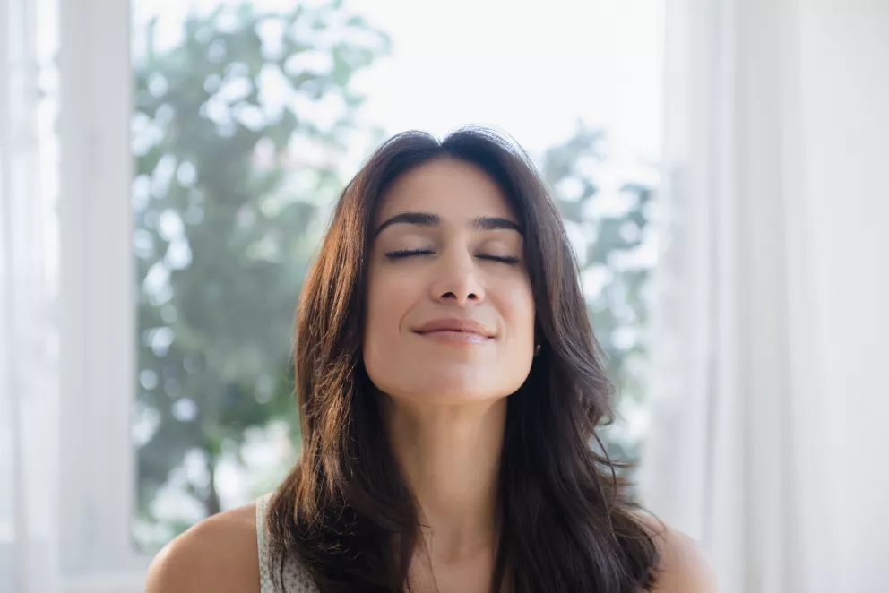 žena je zrelaxovaná