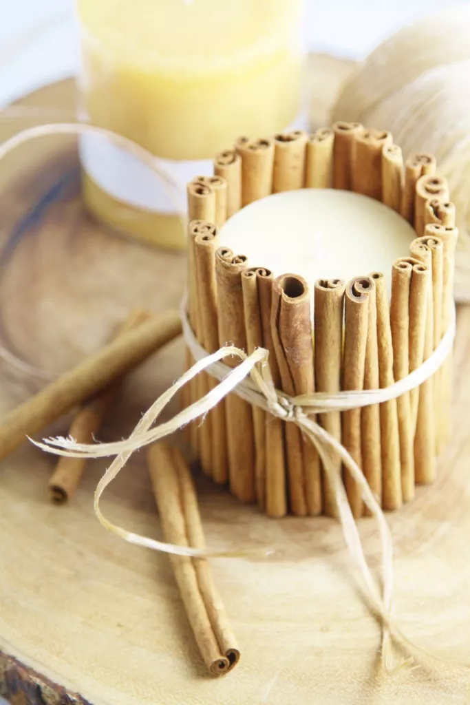 DIY skořicová svíce provoní celý domov