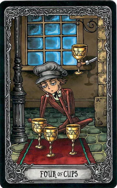 Tarot 4 poháry