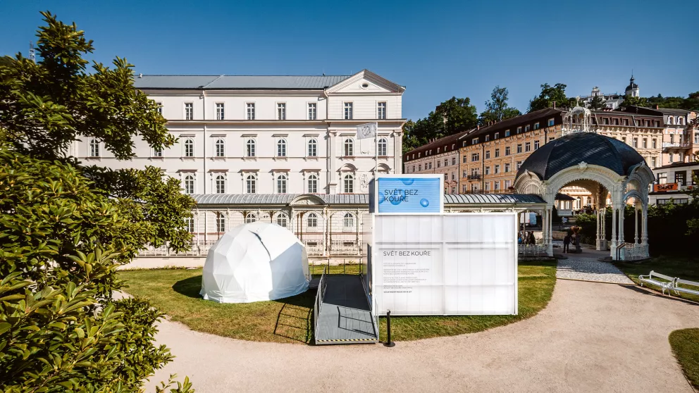 Laboratoř Světa bez kouře v Karlových Varech.