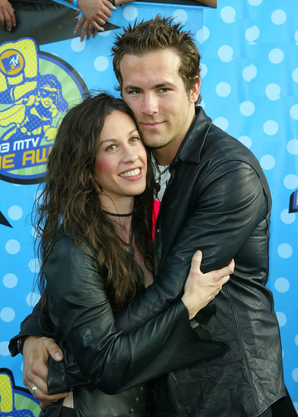 Alanis Morissette and Ryan Reynolds
