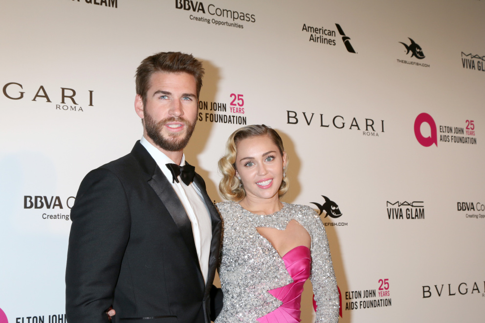 Mezi Miley Cyrus a jejím partnerem Liamem Hemsworthem je poměrně výrazný rozdíl v jejich výšce - celých 26 cm.
