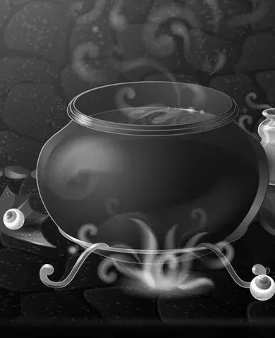 9. A) Růžový lektvar