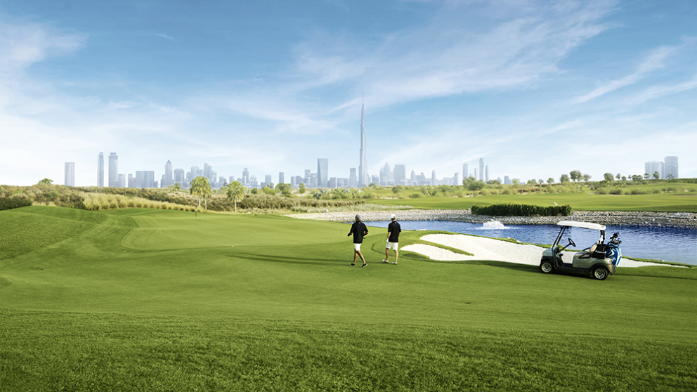 dubajské golfové hřiště