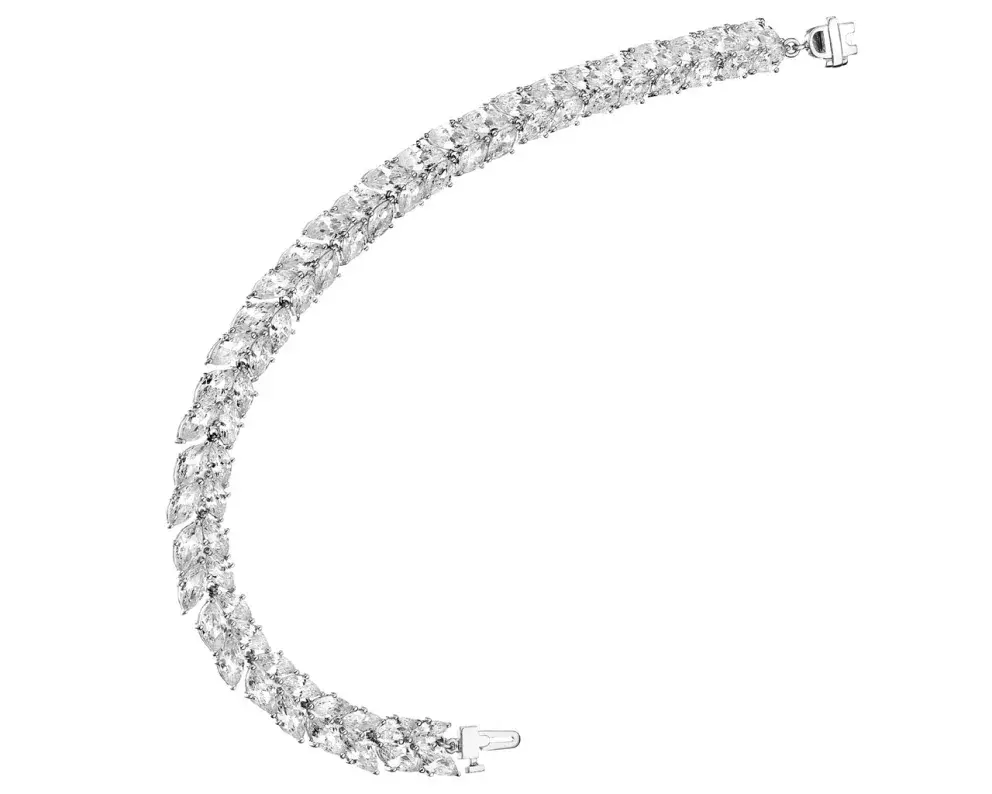 Stříbrný náramek se zirkony