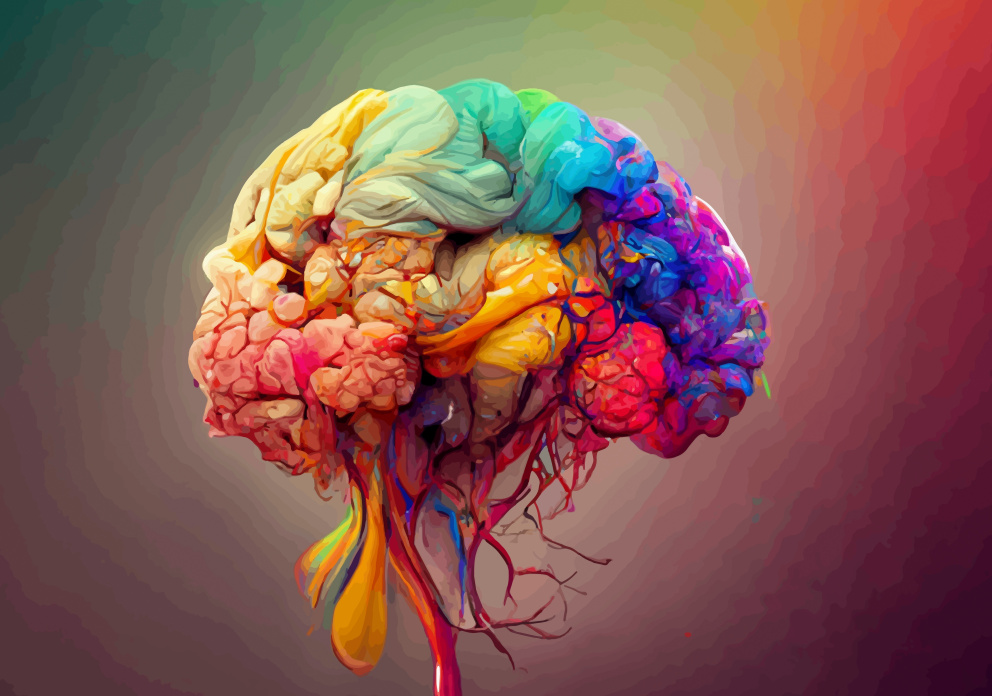 mozek barvy