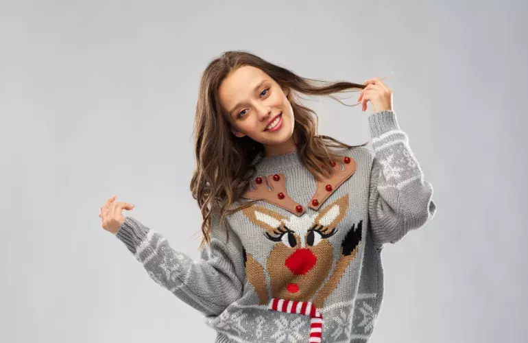 Svetr na vánoce