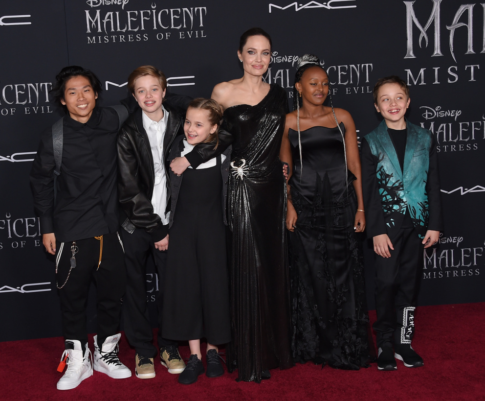 Angelina Jolie s dětmi