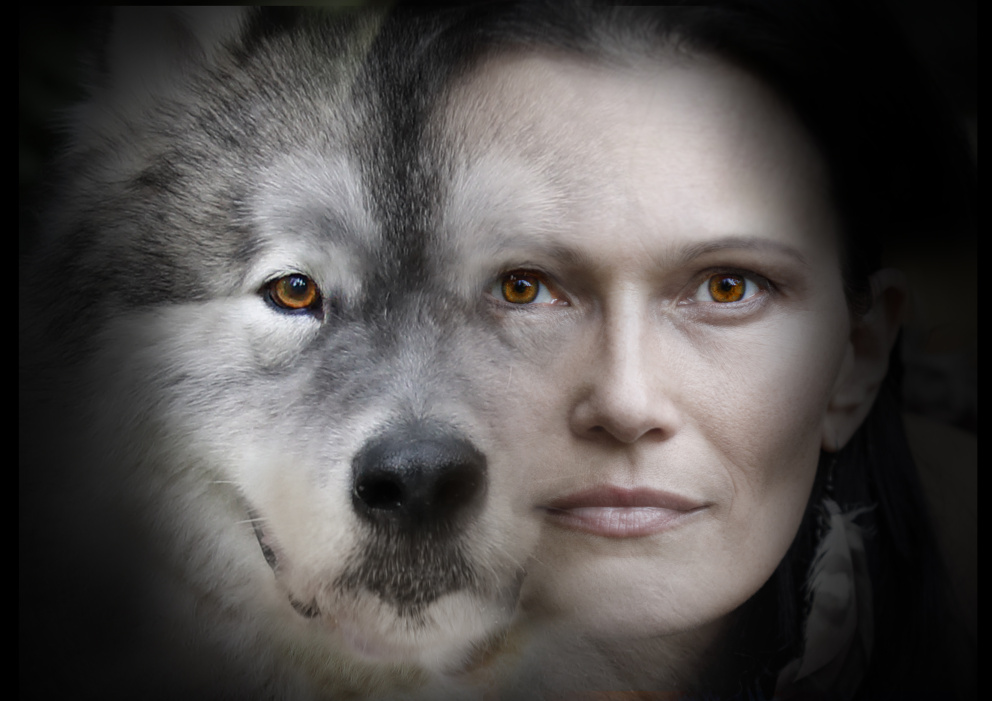 žena vlk