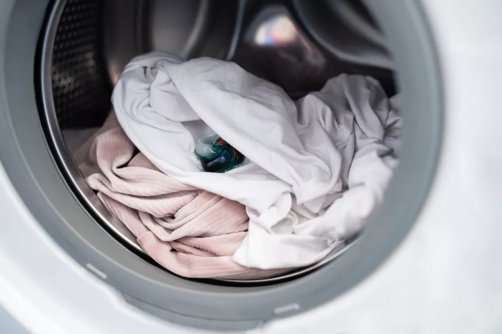 prádlo v pračce