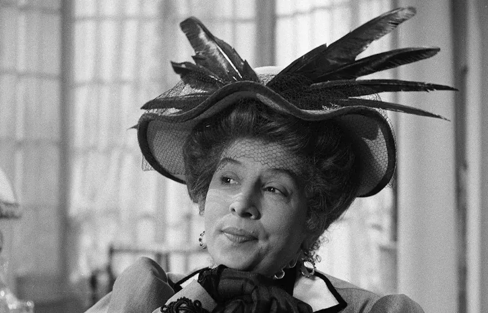 Medřická jako dáma.