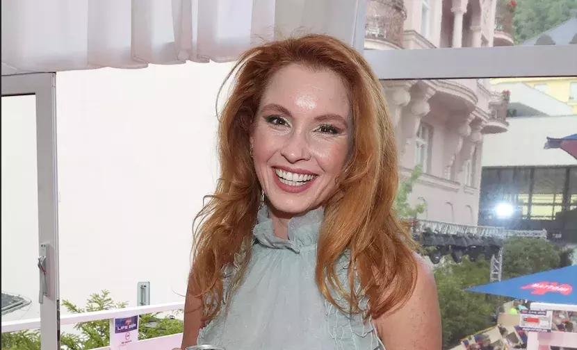 Denisa Nesvačilová na festivalu.