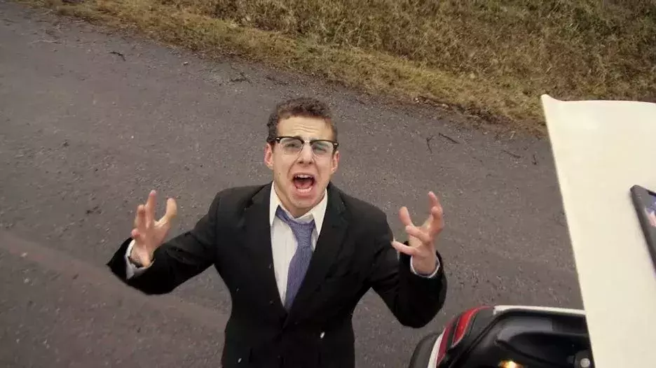 Tomáš Lipský ve studentském filmu.