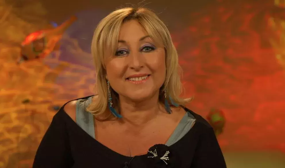 Pawlowská ve svých začátcích v televizi