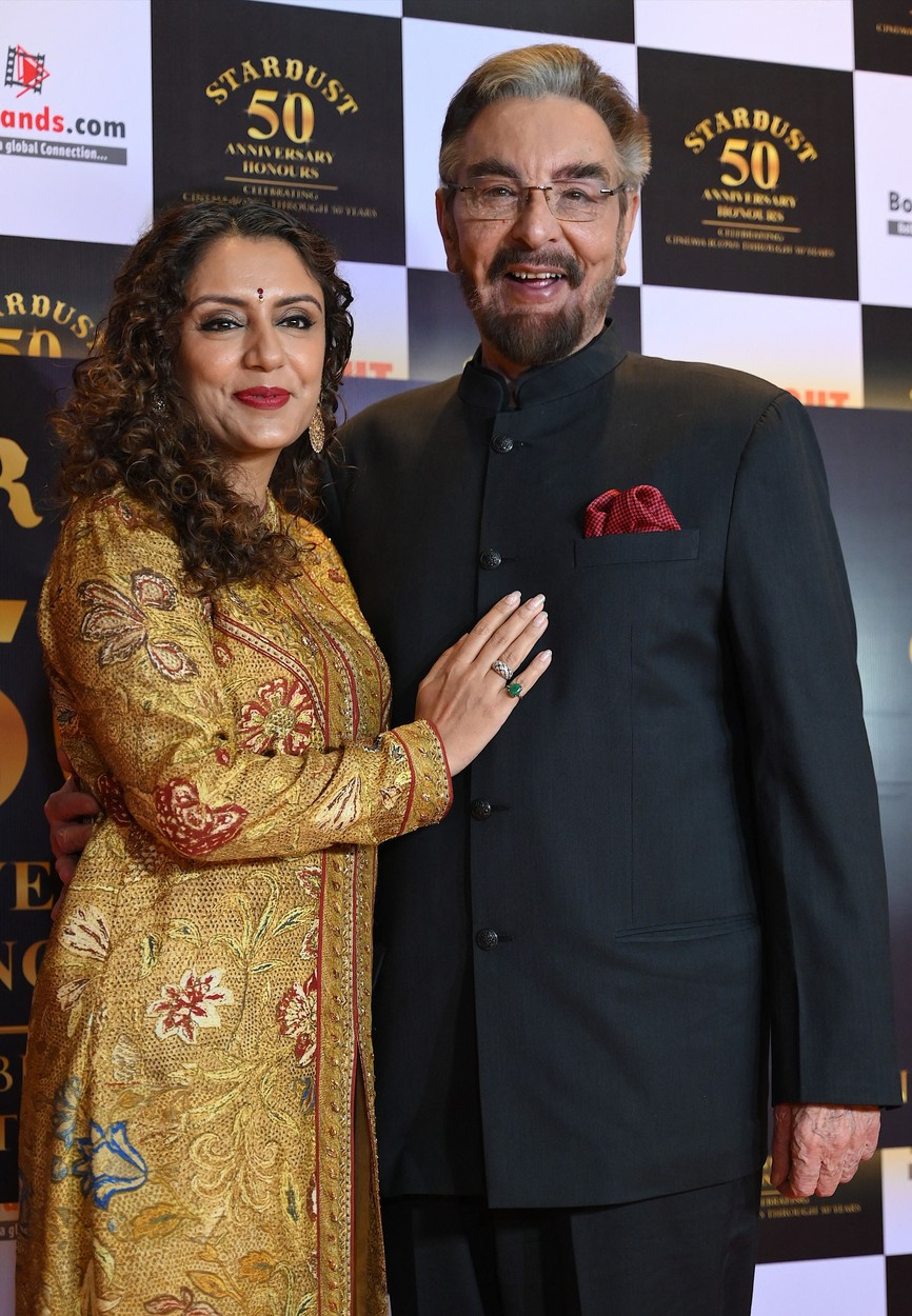Kabir Bedi s manželkou