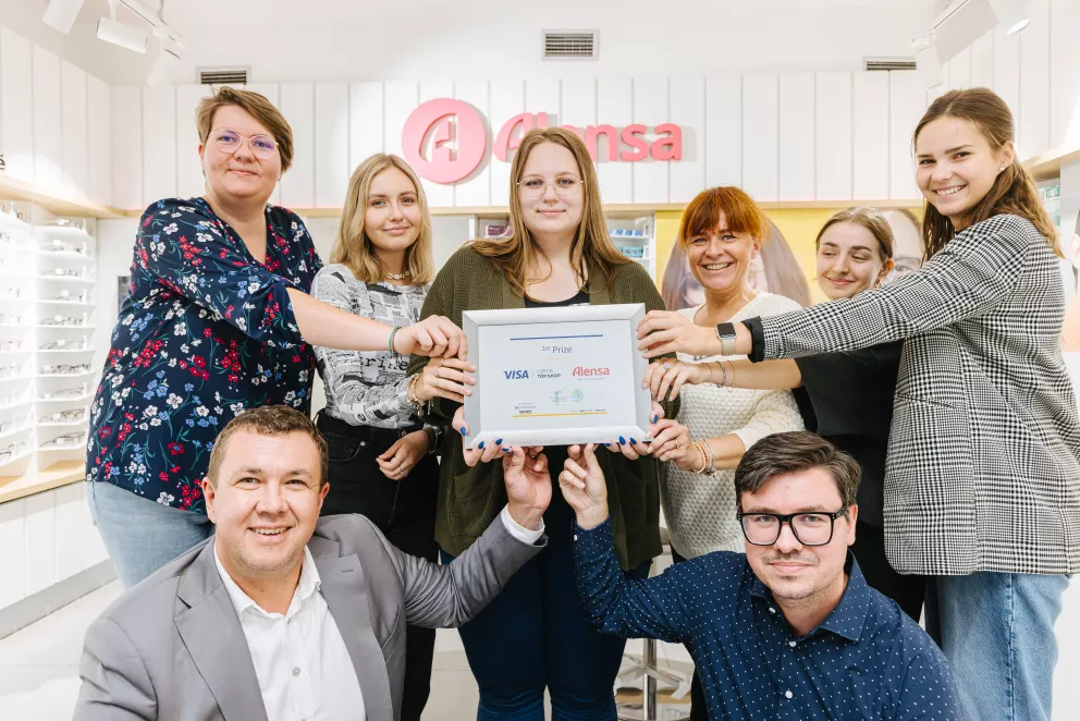 Oceněná optika Alensa a její tým