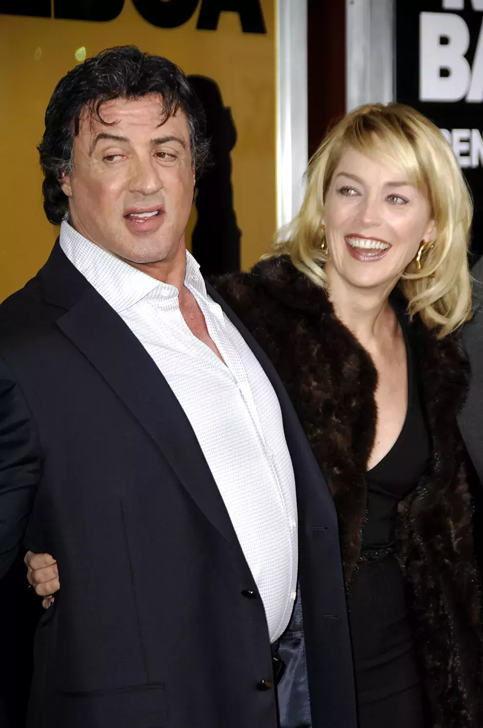 Sharon Stone a Silvester Stallone
