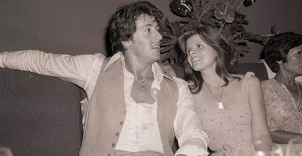 Sylvester Stallone s bývalou manželkou Sashou