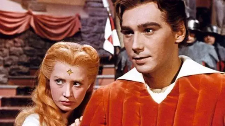 Josef Zíma jako princ Radovan v pohádce Princezna se zlatou hvězdou