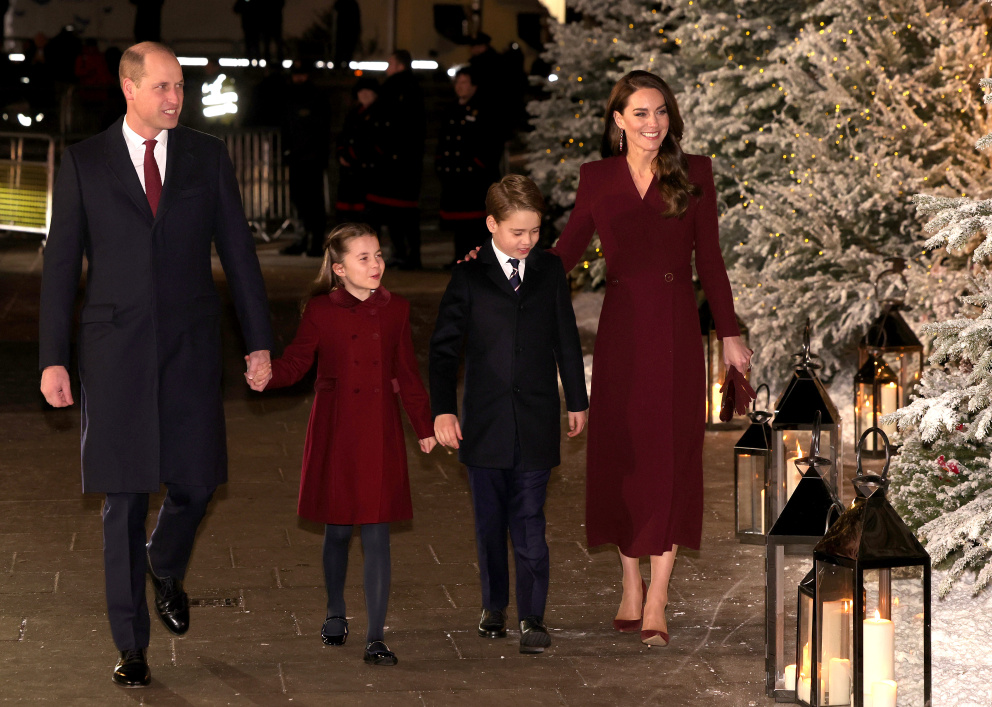 Kate, William, princ George a princezna Charlotte