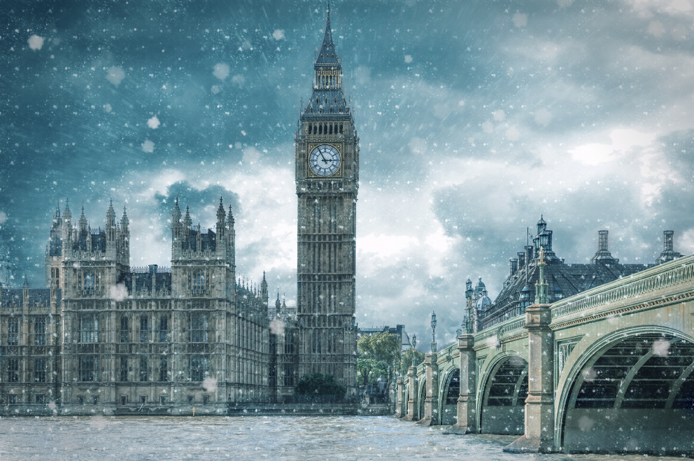 Zimní Londýn