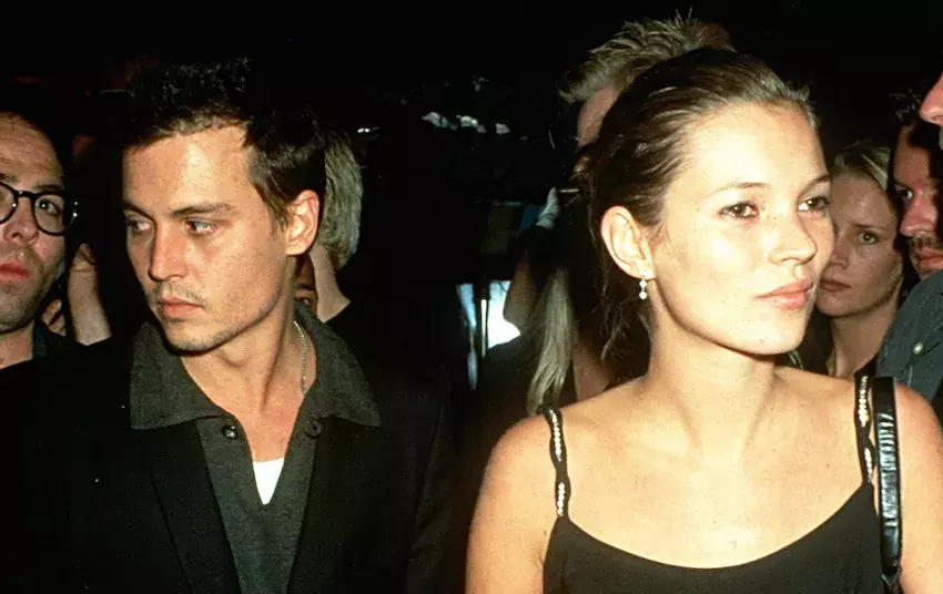 Johnny Depp a Kate Moss