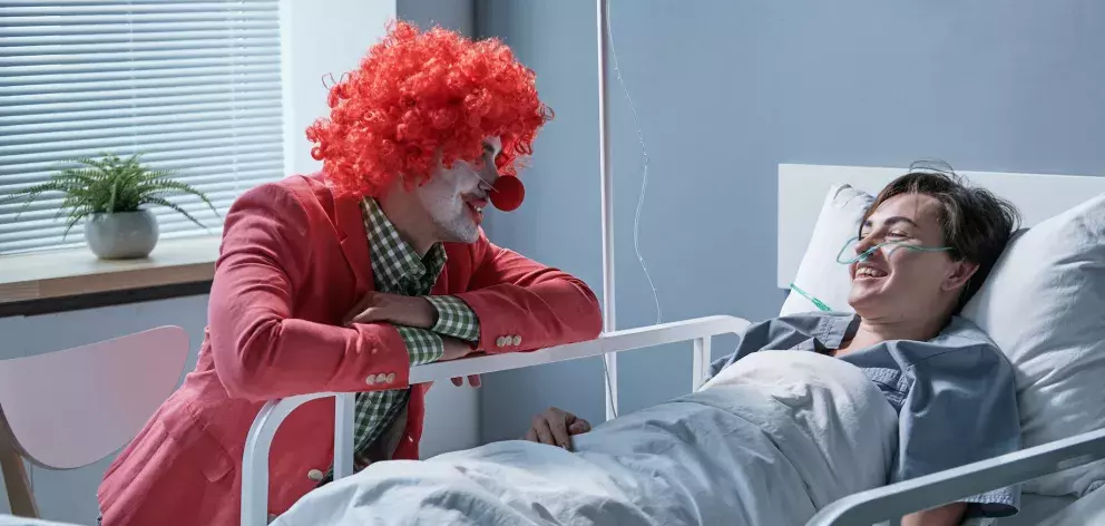 Klaun v nemocnici