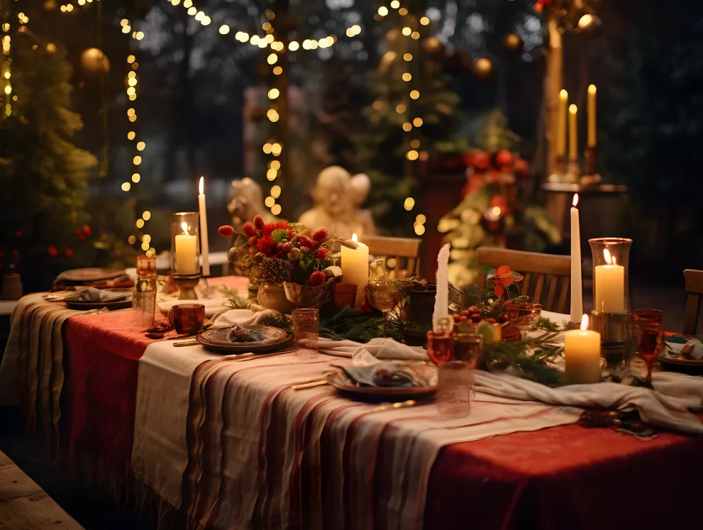 Vánoční stůl