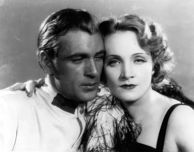 Marlene Dietrich a Gary Cooper