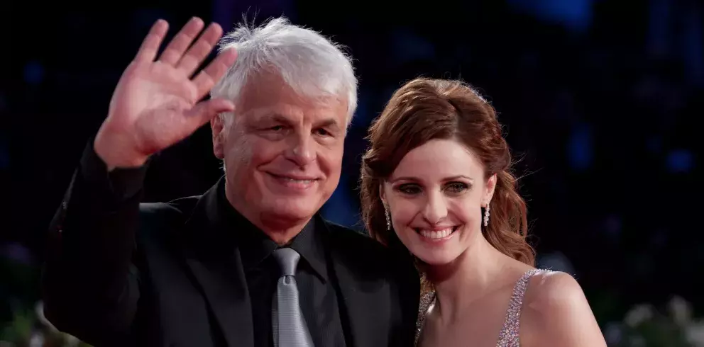 Michel Placido s manželkou