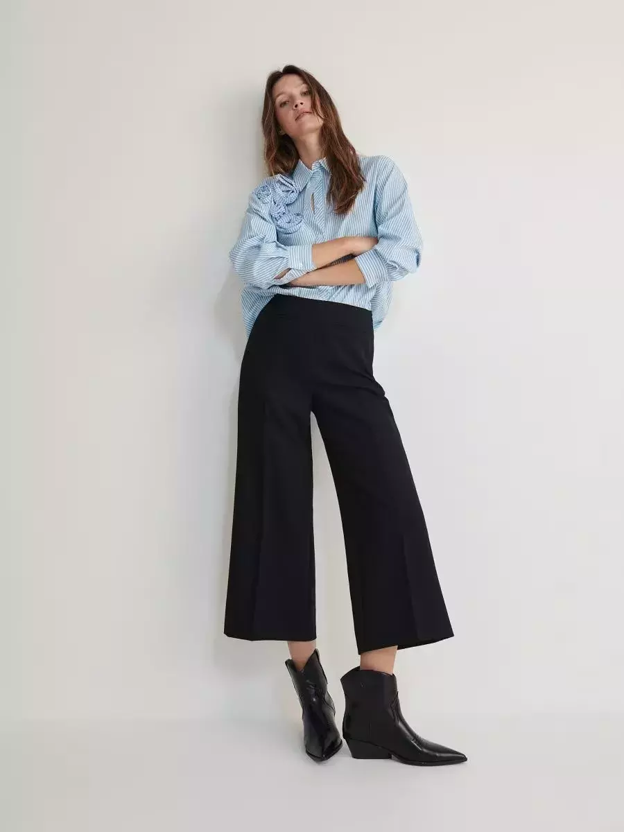 Culottes s nažehlenými puky, Reserved