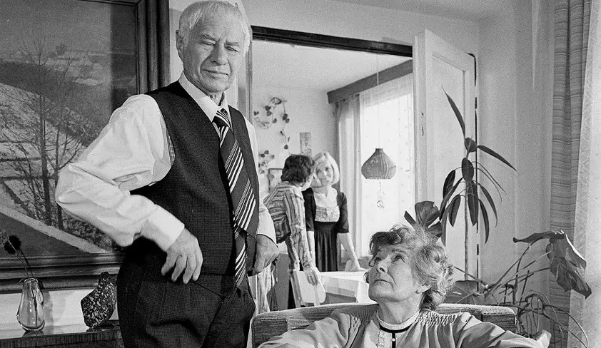 Jiřina Štěpničková a Ladislav Pešek